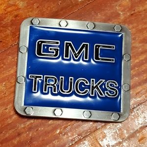Gmc truck metal belt buckle new